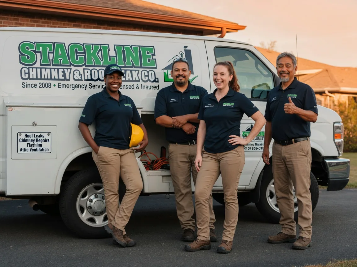 Chimney flashing repair company in Wingate, NC